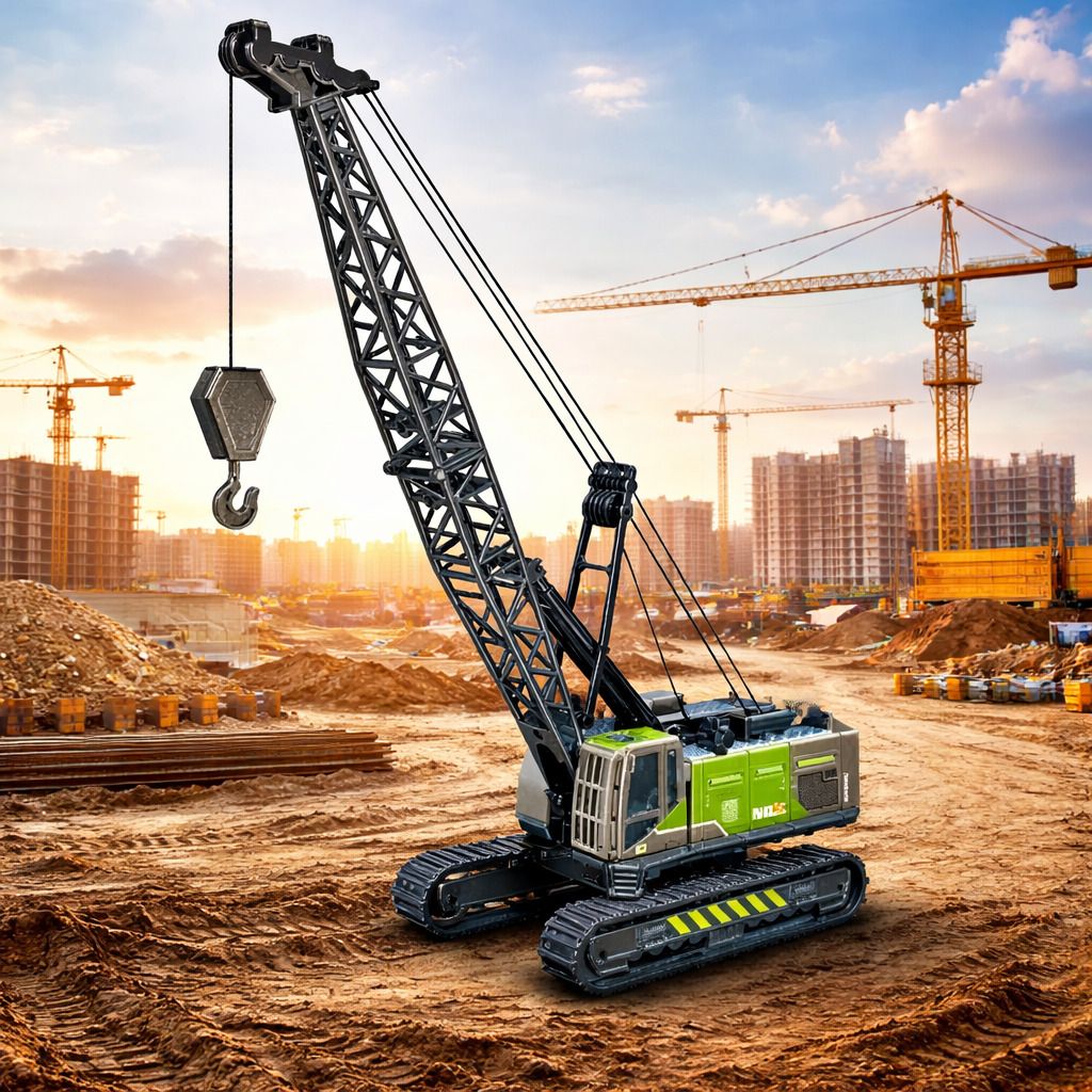 ragiluxe Diecast Crawler Crane Model Toy for Kids Hook Lifting Feature-picture-42