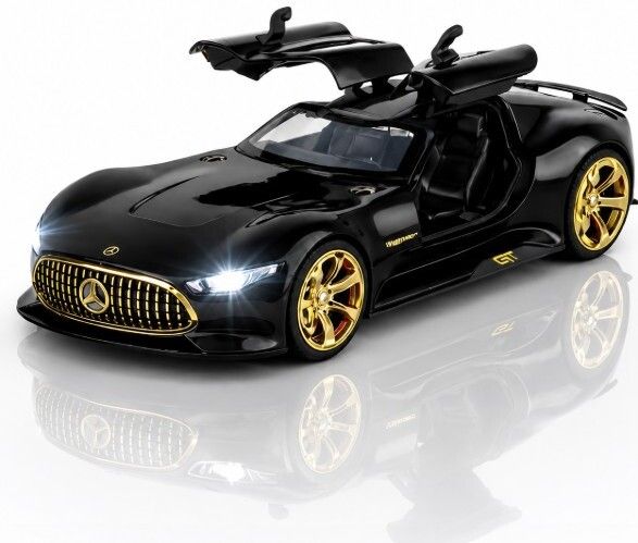 niyamat 1:32 Die Cast Sports Car Model with Light Sound Opening Doors Pull Back Action-picture-13