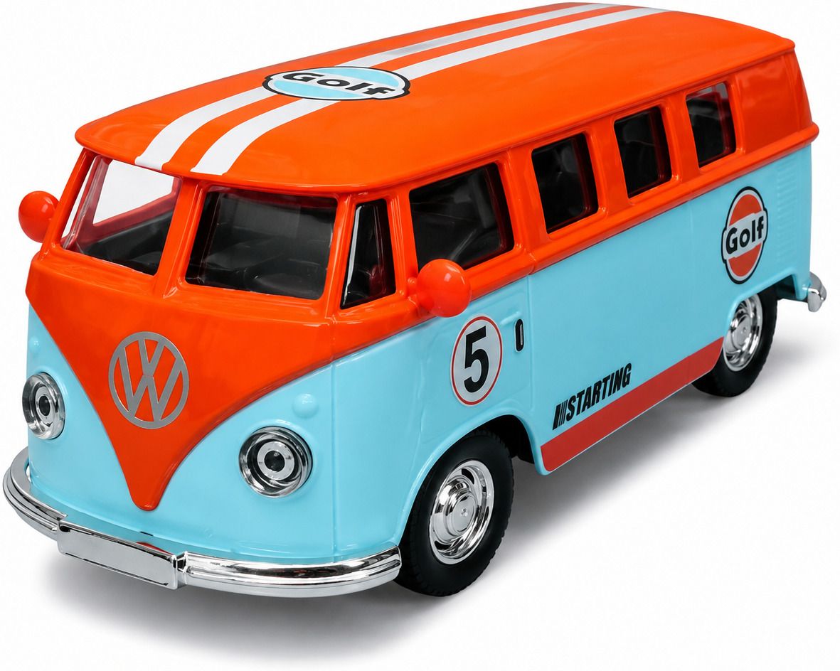 kidora traders Die-Cast Retro Mini Bus Toy Vehicle with Pull Back Action-picture-35