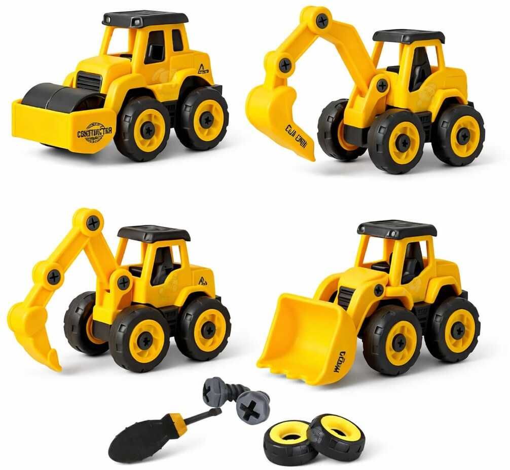 liztora Product image Mechanical DIY Construction Vehicle Toy Set of 4 for Kids |-picture-0