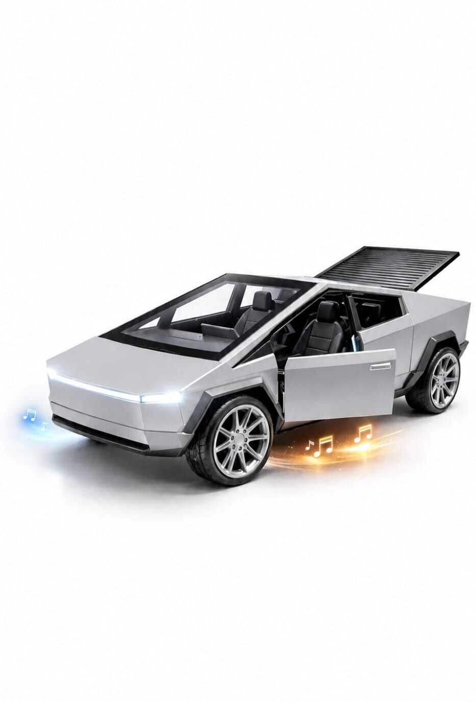 shrenav Metal Tesla car openable Door,Light music pull back function-picture-35