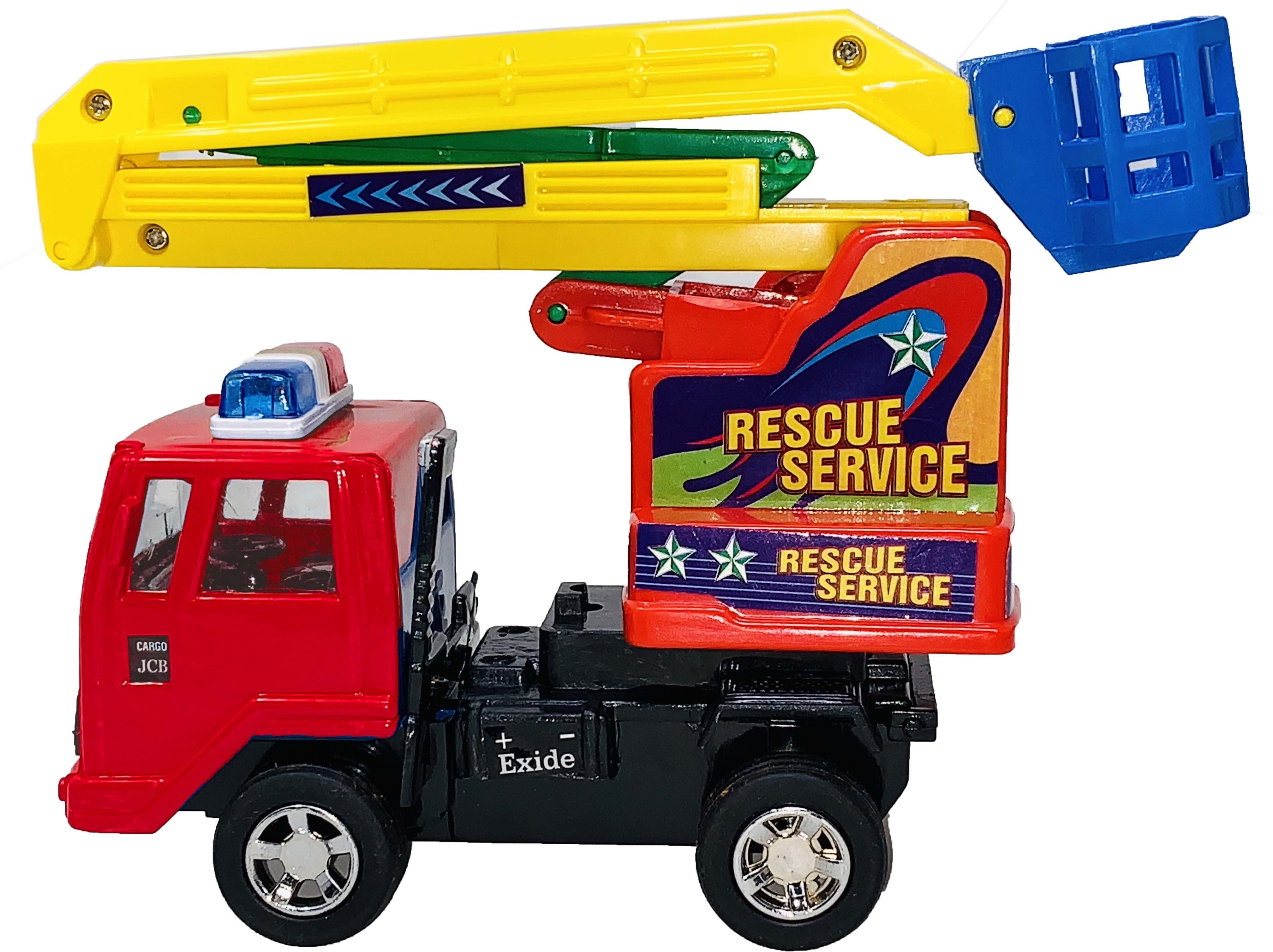 techzage Pull Shinsei - Rescue Service Truck - Single -red - S-051-picture-46
