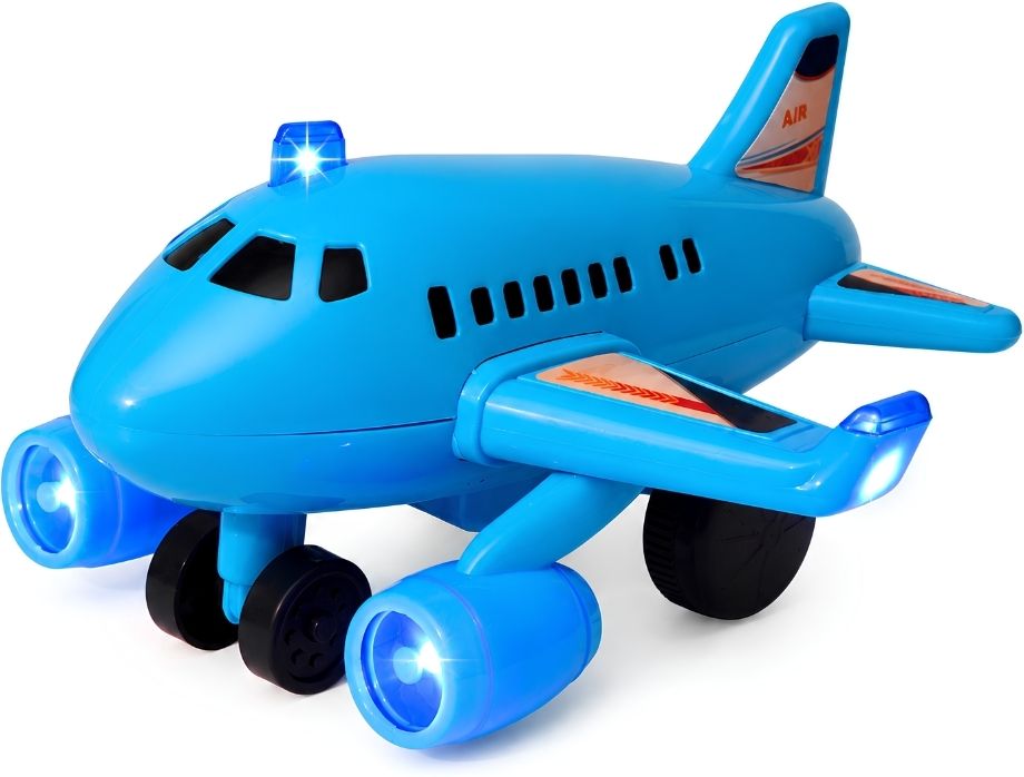Friction Powered Toy Airplane for Kids | Push & Go Aircraft Toy-image-14