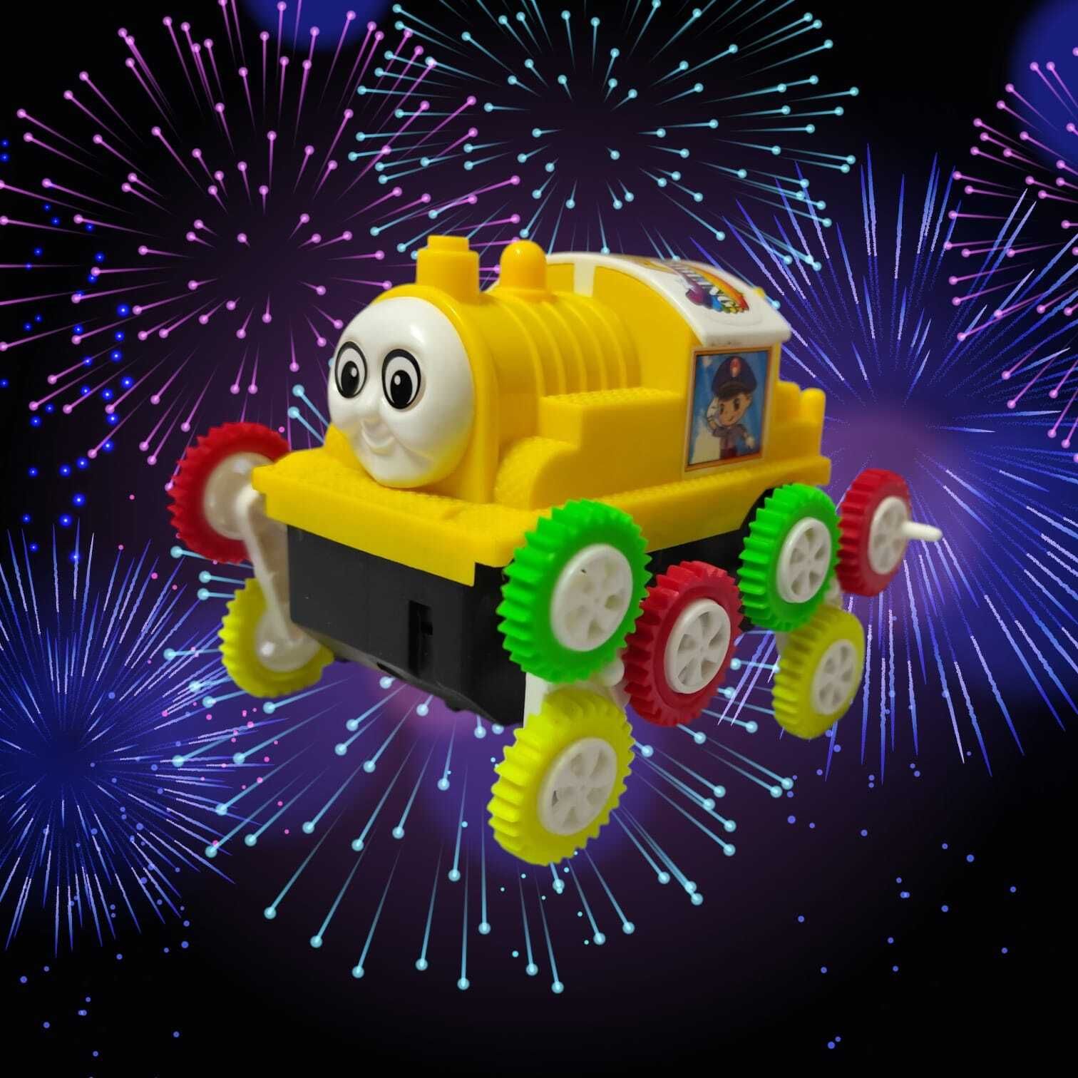rishi quality Toy Train 360 Rotatable engine | Toy Tumbling Tank Train for Boys & Girls.-picture-10