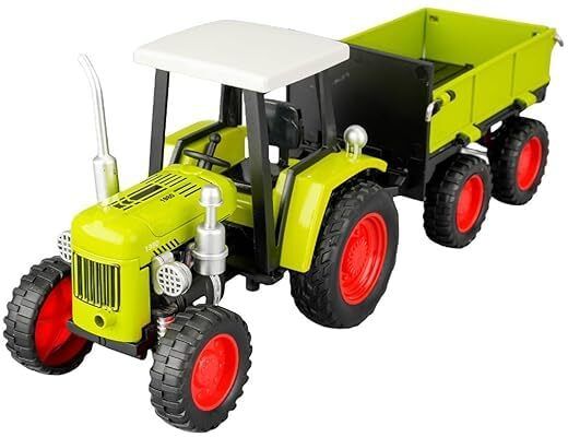 sharnga Metal Farm Tractor Toy with Tipping Trailer Model CAR DIECAST Toy Cars-picture-22