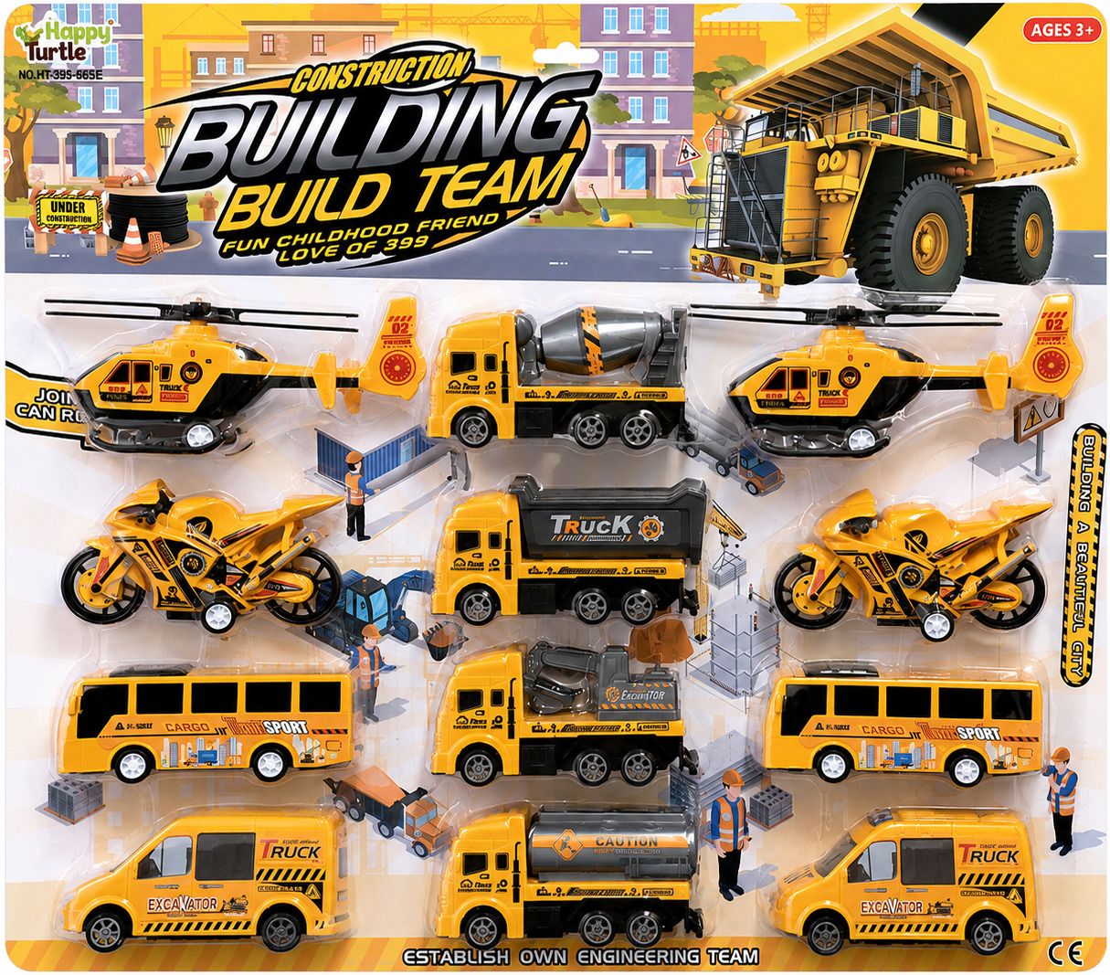 - Construction Vehicles Set 12 Pcs Pack - Durable Plastic - Realistic Details-image-20