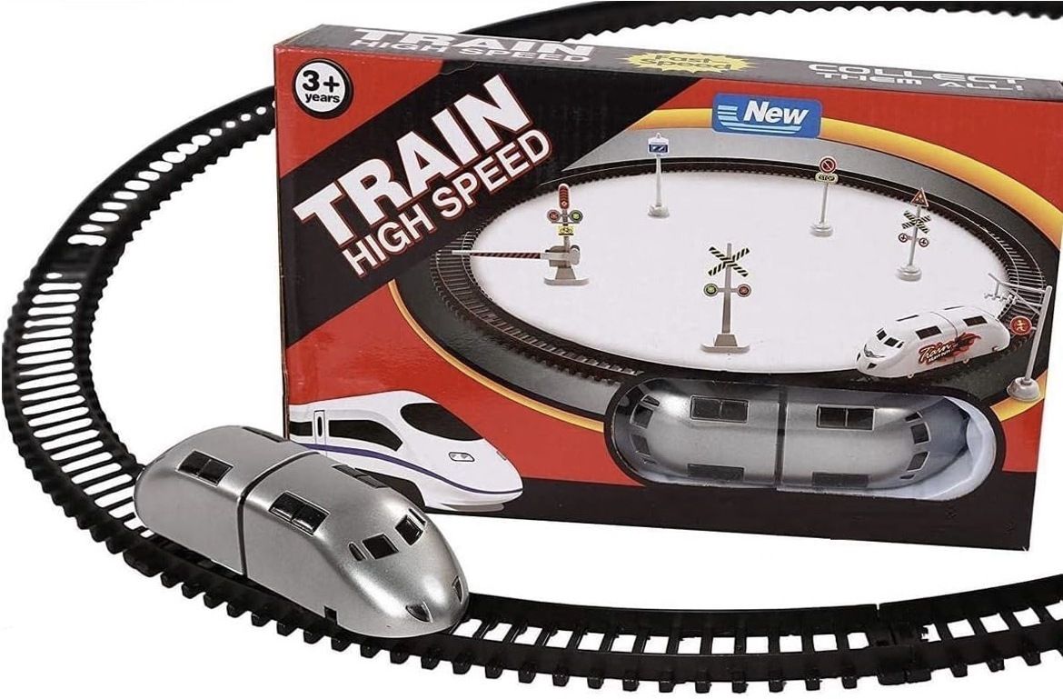 mmm Heavy-Duty Bullet Train Set with Tracks and Signal Set-picture-33