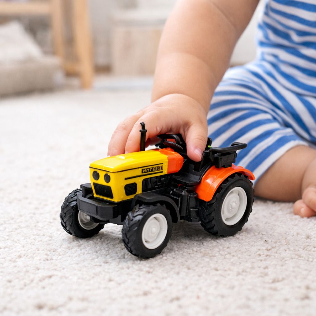meetul enterprise Friction Tractor Toy Car For Kids 2+ Age Group-picture-25