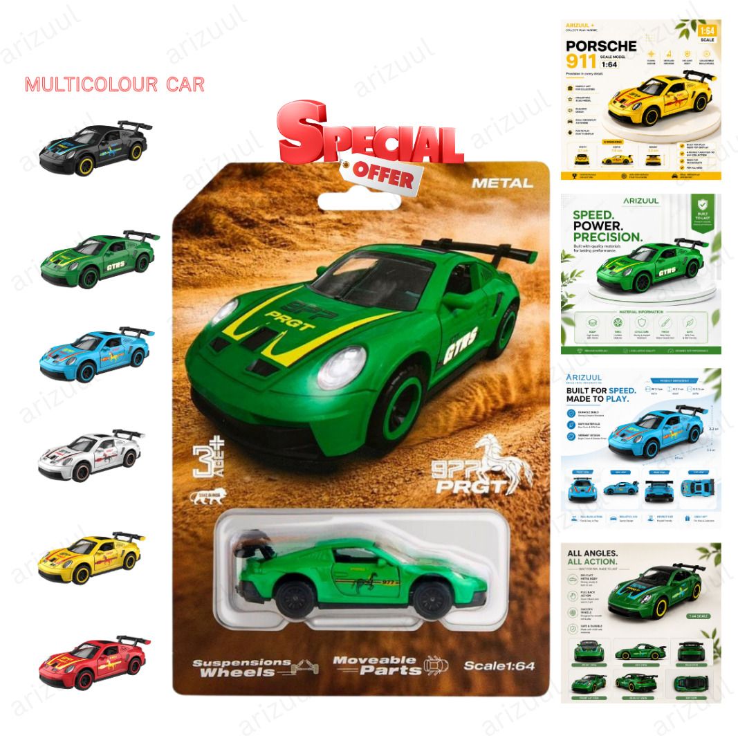 arizuul Porsche 911 GT3 RS Premium Alloy Mini Vehicle-picture-33