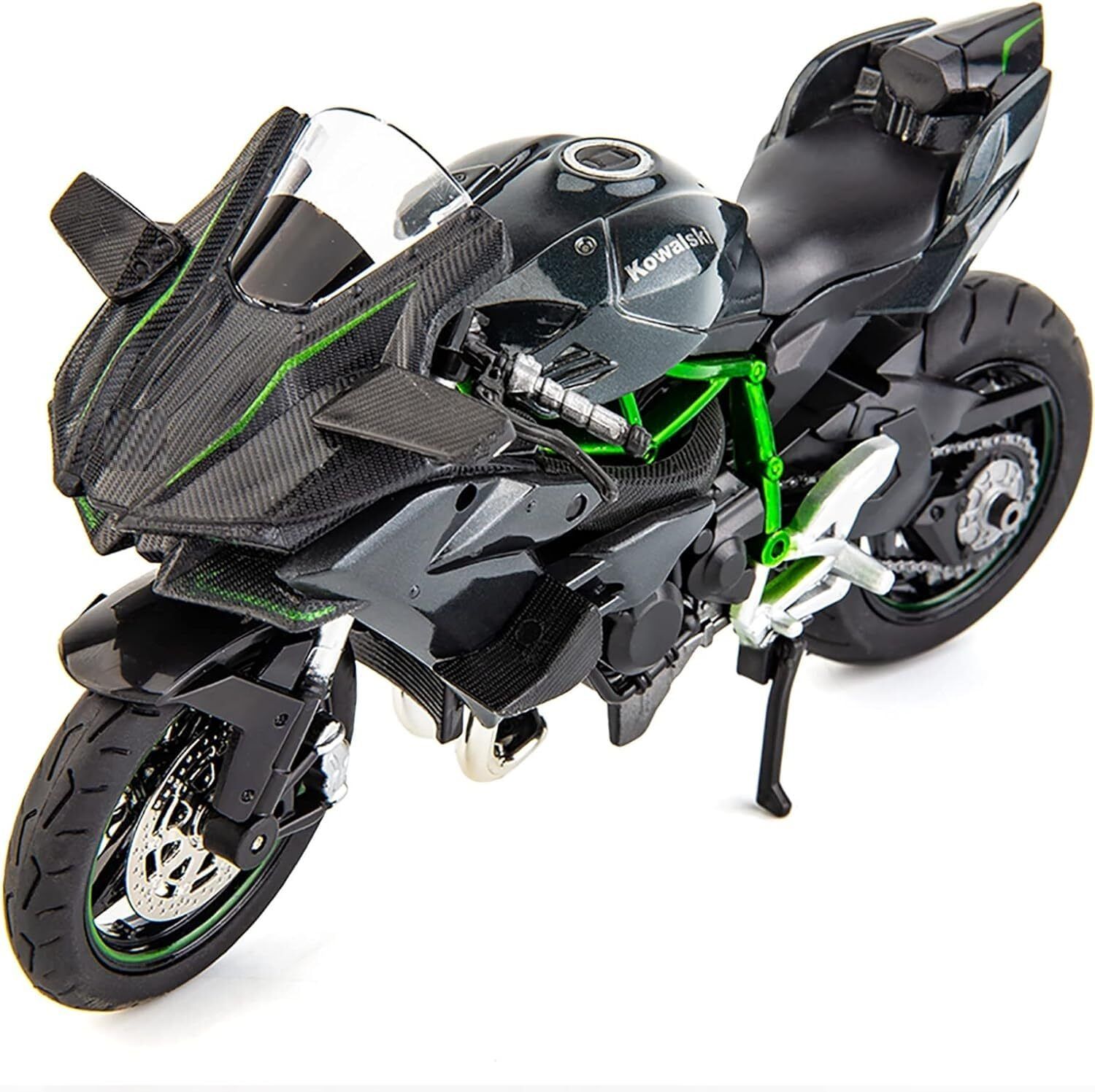 Diecast Motorcycle Model Toys Kawasoki Ninja H2R-image-31