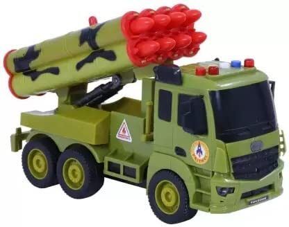 Missile Launcher Prithvi Toy Bus - Green-image-49