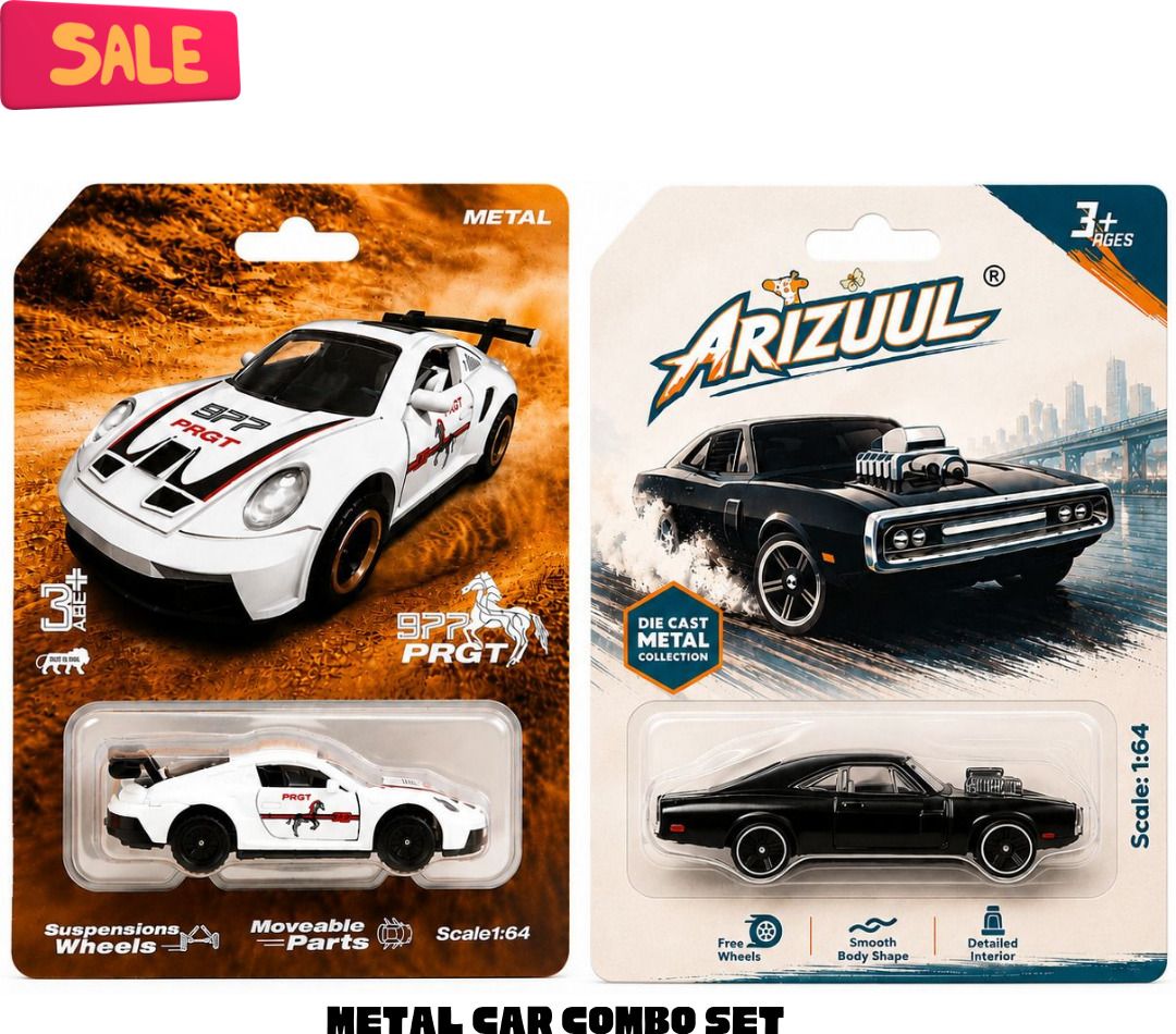 arizuul 1:64 Porsche 911 GT3 RS Twin Pack Premium Diecast Toy Cars-picture-0