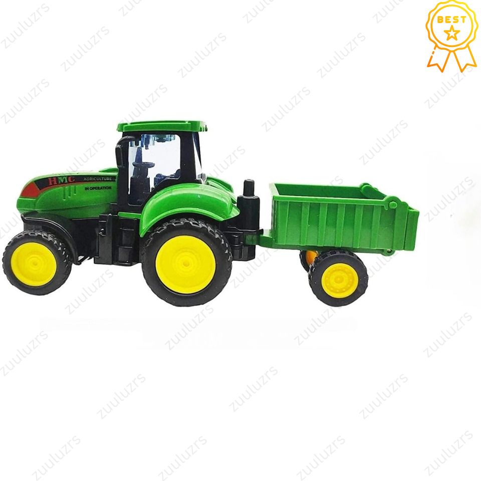 zuuluzrs Farmer Tractor and Trolley Toy Set-picture-19