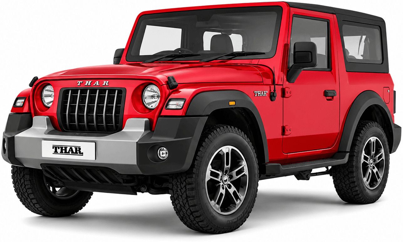 THAR 1:32 Scale Metal Toy Car with Openable Doors, LED Light-image-0