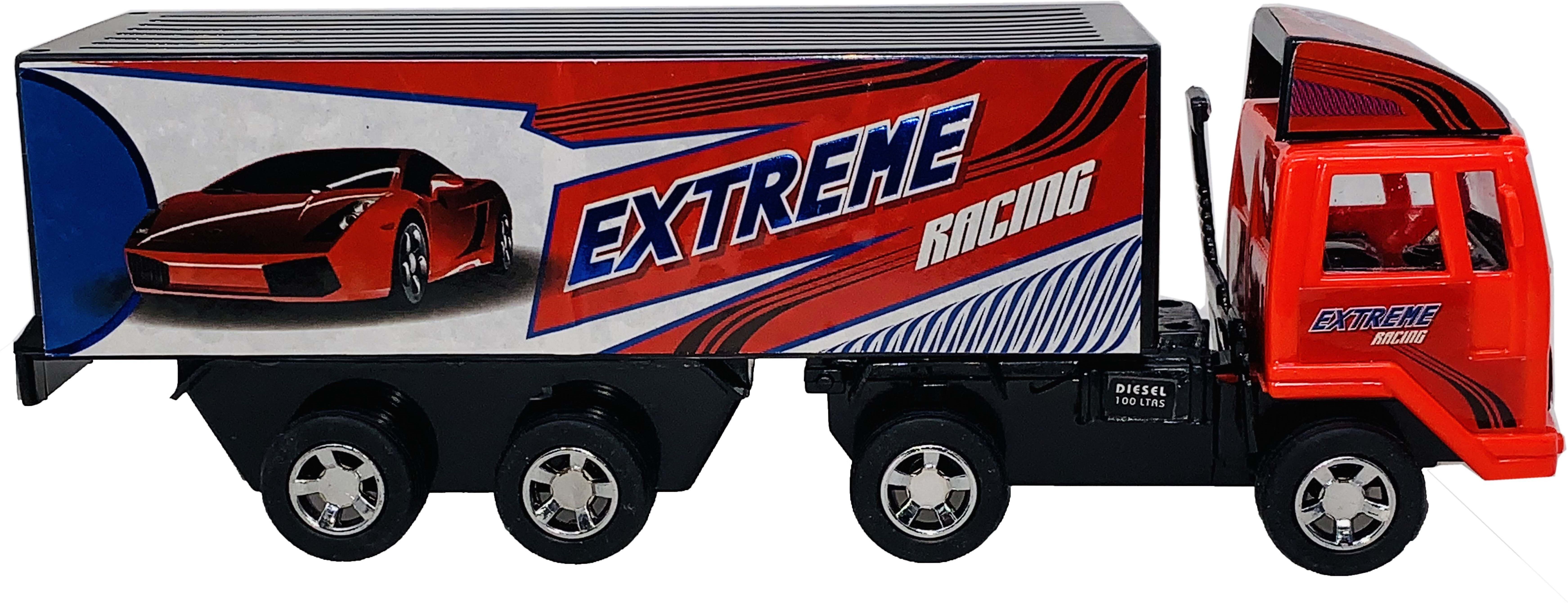 techzage Vehicle Shinsei - Cargo Carrier Container Truck - Red -Single-picture-35