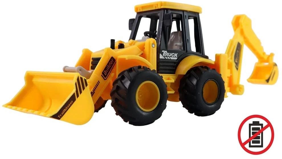forsikha Mini Sports JCB Bulldozer Action Toys Non-battery Operated Loader Truck Toy-picture-35