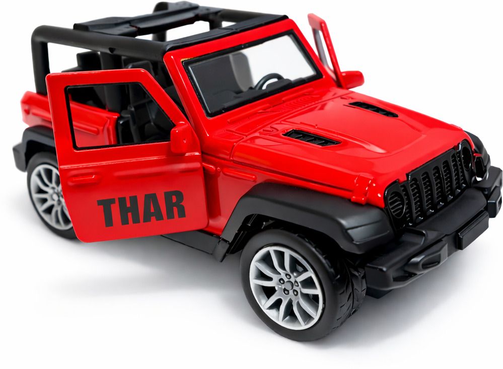 Metal Thar Car with Openable Doors & Pull Back Action Kids Toy for Boys & Girls-image-27