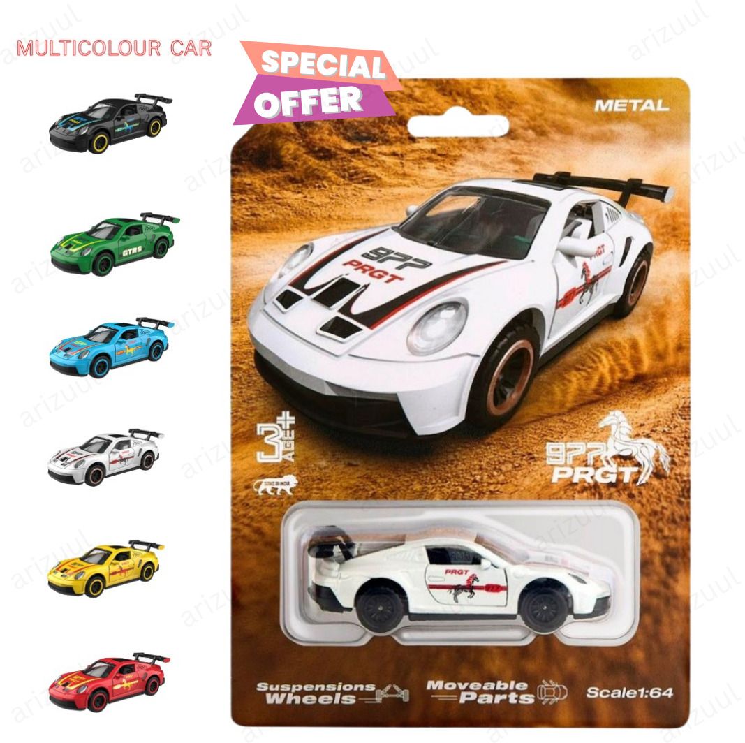 arizuul Porsche 911 GT3 RS Metal Diecast Mini Display Collectible-picture-36