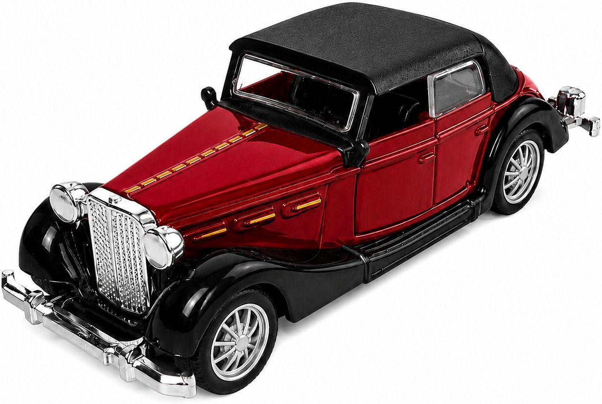 pkart Vintage Classic Die Cast Metal Car Toy with Pull Back Action & Openable Doors-picture-27