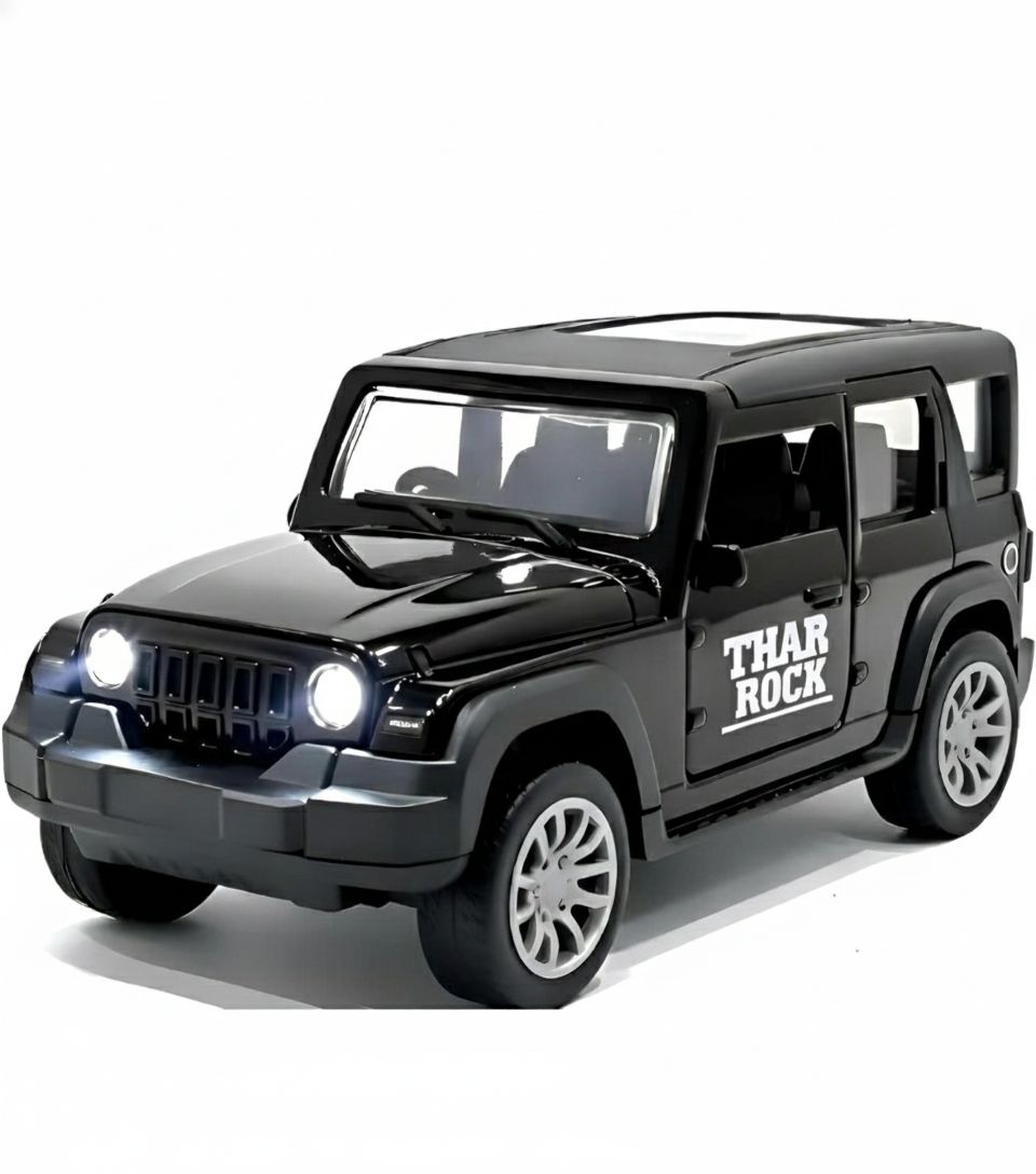 Thar Roxx Metal Car Toys Openable Doors & Pull-Back Scale 1:32