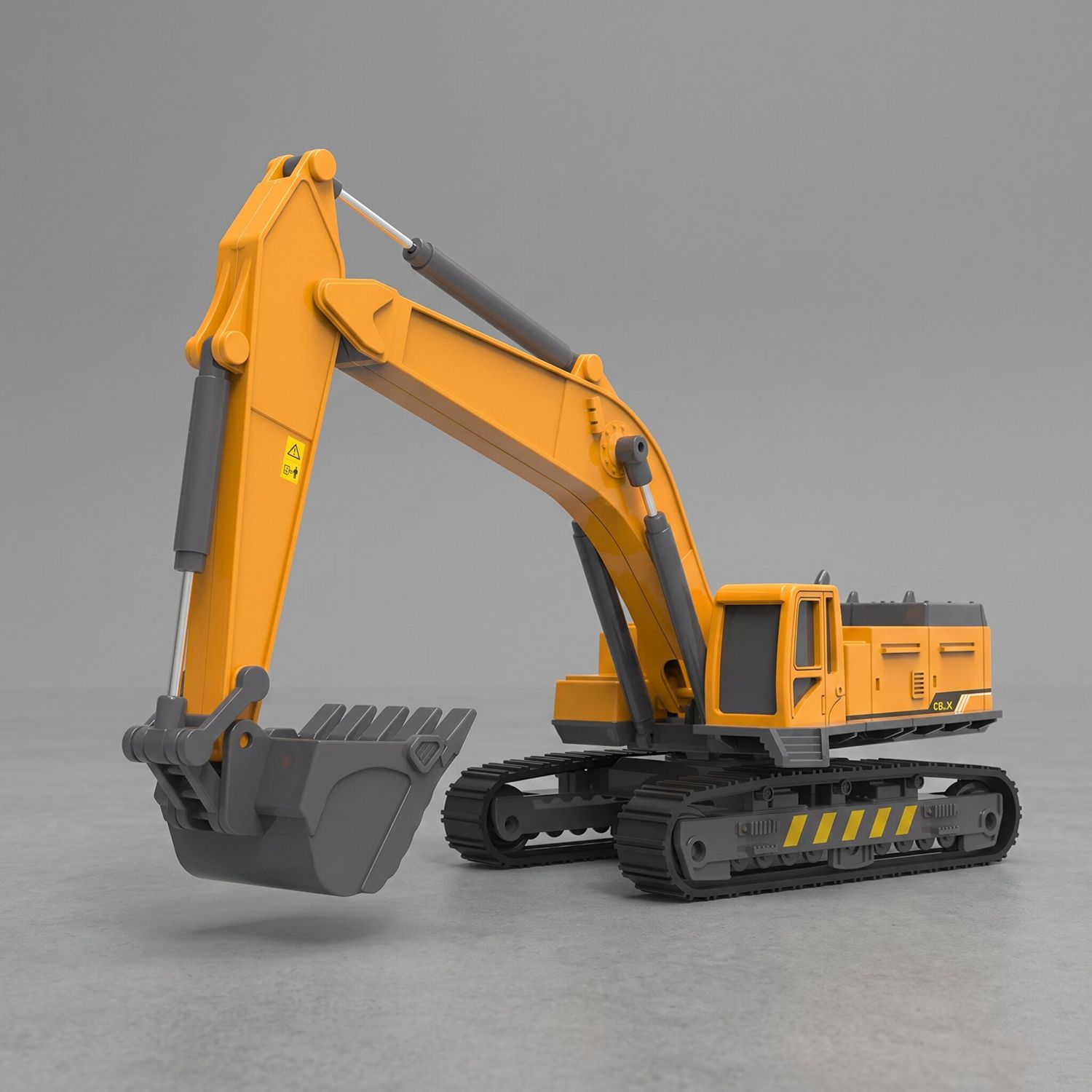 dezicon Excavator Construction Toy Bulldozer Long Crane Model Toy for 3 Years-picture-18