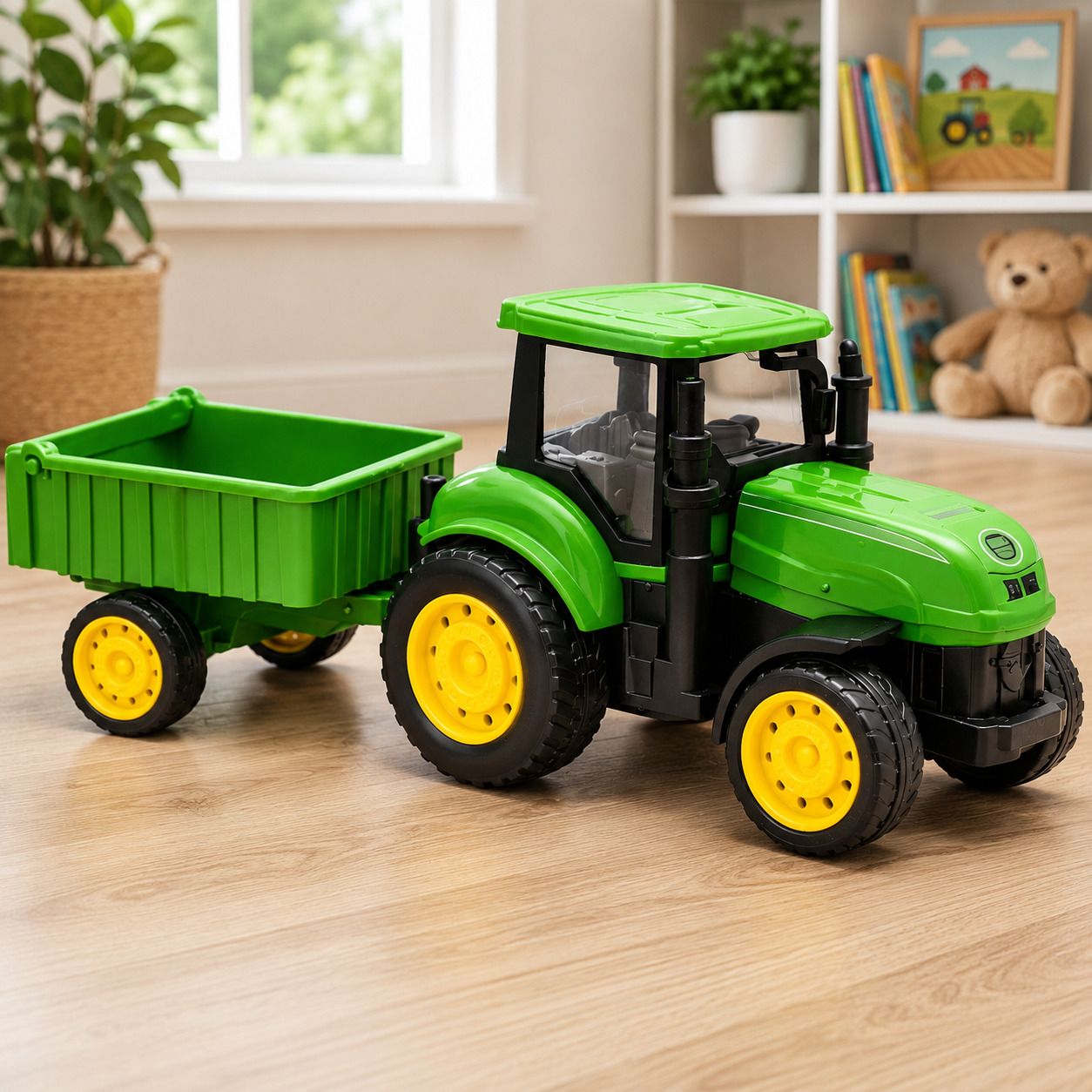 rahi nest Farm Tractor & Trailer Toy for Kids | Premium Farming Play Vehicle-picture-29