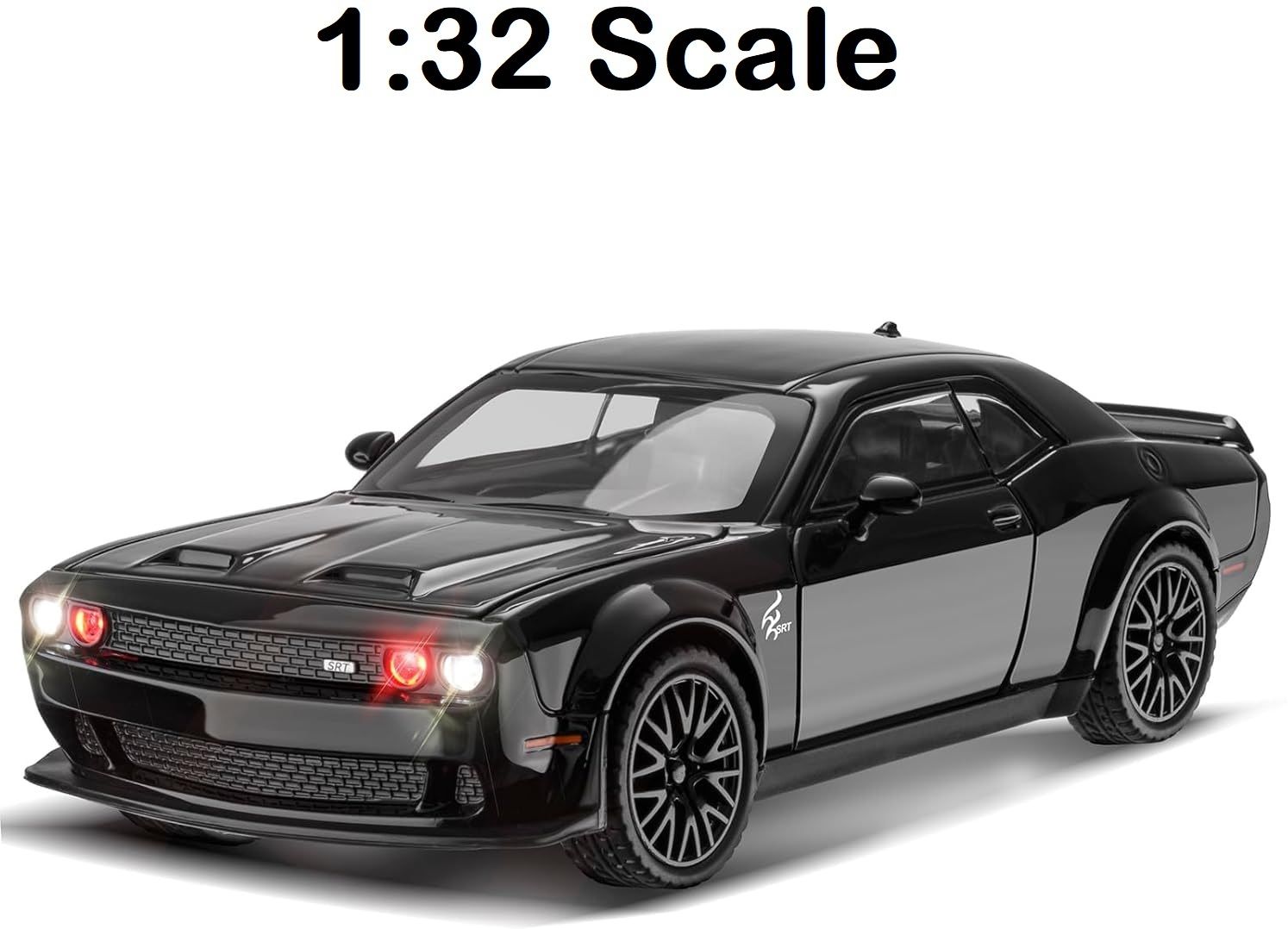 1:32 dodge challenger srt Toy Car dodge challenger hellcat Toy Cars Diecast Cars