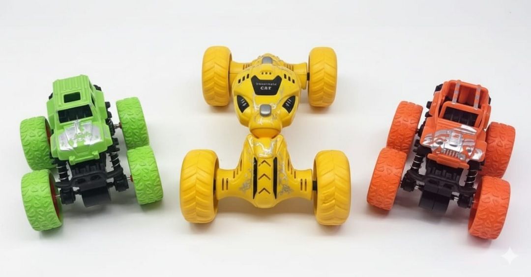 stunt car and monster truck toys for kids (pack of 3)-image-15