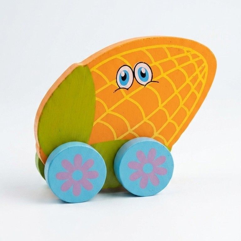 rrr wooden toys Wooden Fruit Car Corn-picture-16