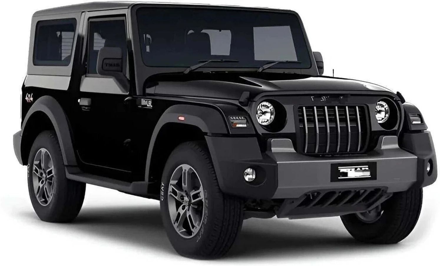 Die-Metal thar model car openable doors black-image-44