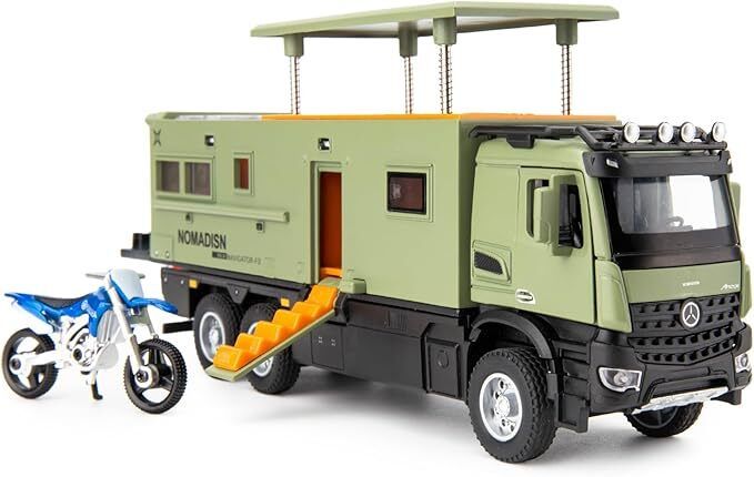 Mercedes benz 1:24 Diecast Truck Toy truck Sound and Light for Kids Boys Girls-image-42