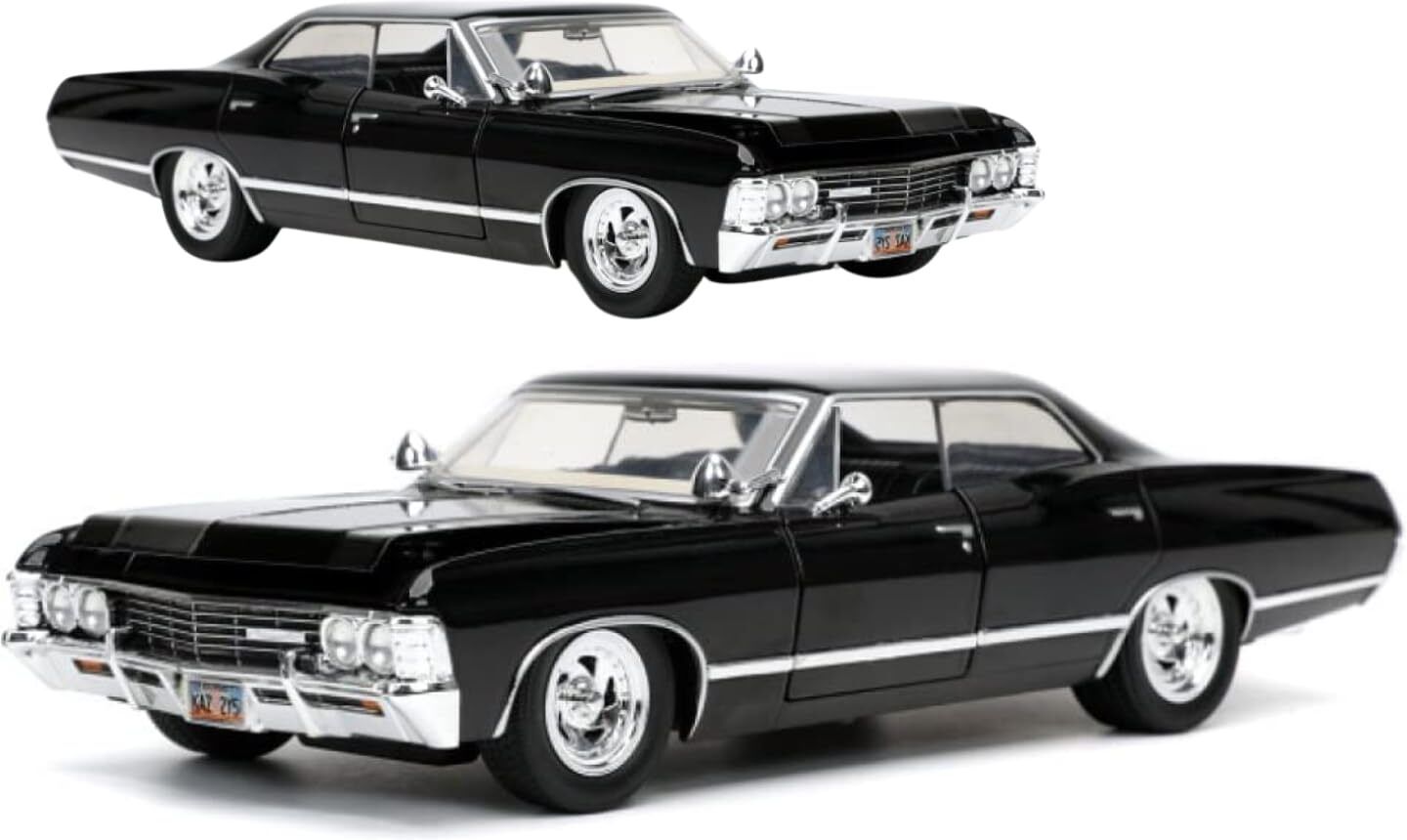 kitmeer KINS-MART 1967 Chevrolet Impala Car with Openable Doors 1-PCS-picture-25