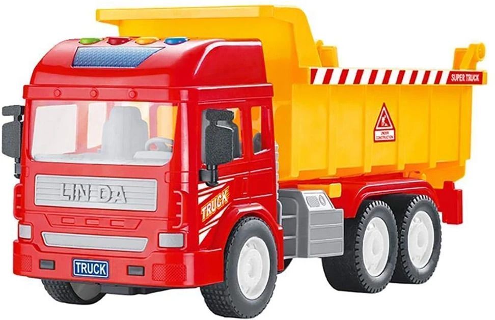 Friction Power Toy Trucks Construction Dumper Trucks DZE-image-7