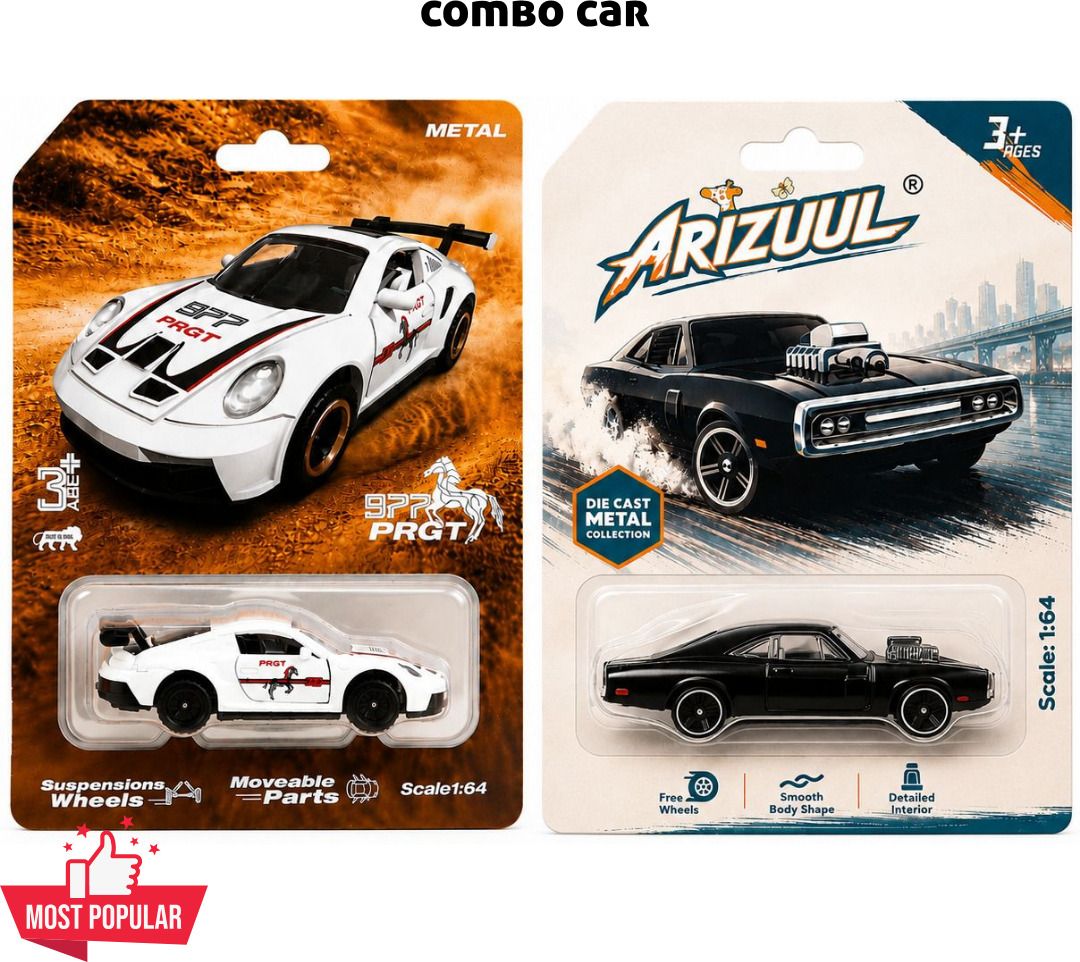 arizuul 1:64 Porsche GT3 RS Fast & Furious Metal Car Collector Duo-picture-32