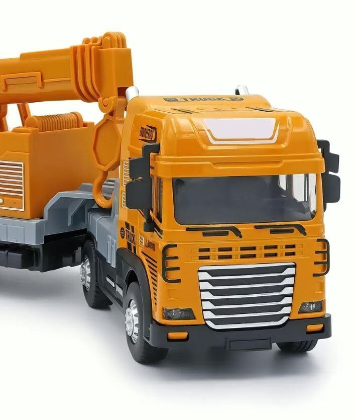 ragiluxe Kids Crane Truck Toy with Heavy Wheels & Lift Hook-picture-22