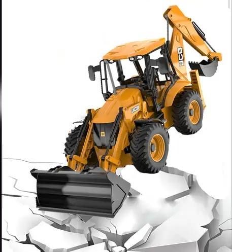 forsikha Mini Racing Truck Toy JCB Vehicle Bulldozer, Dumper, Excavator, Front Loader Toy-picture-24