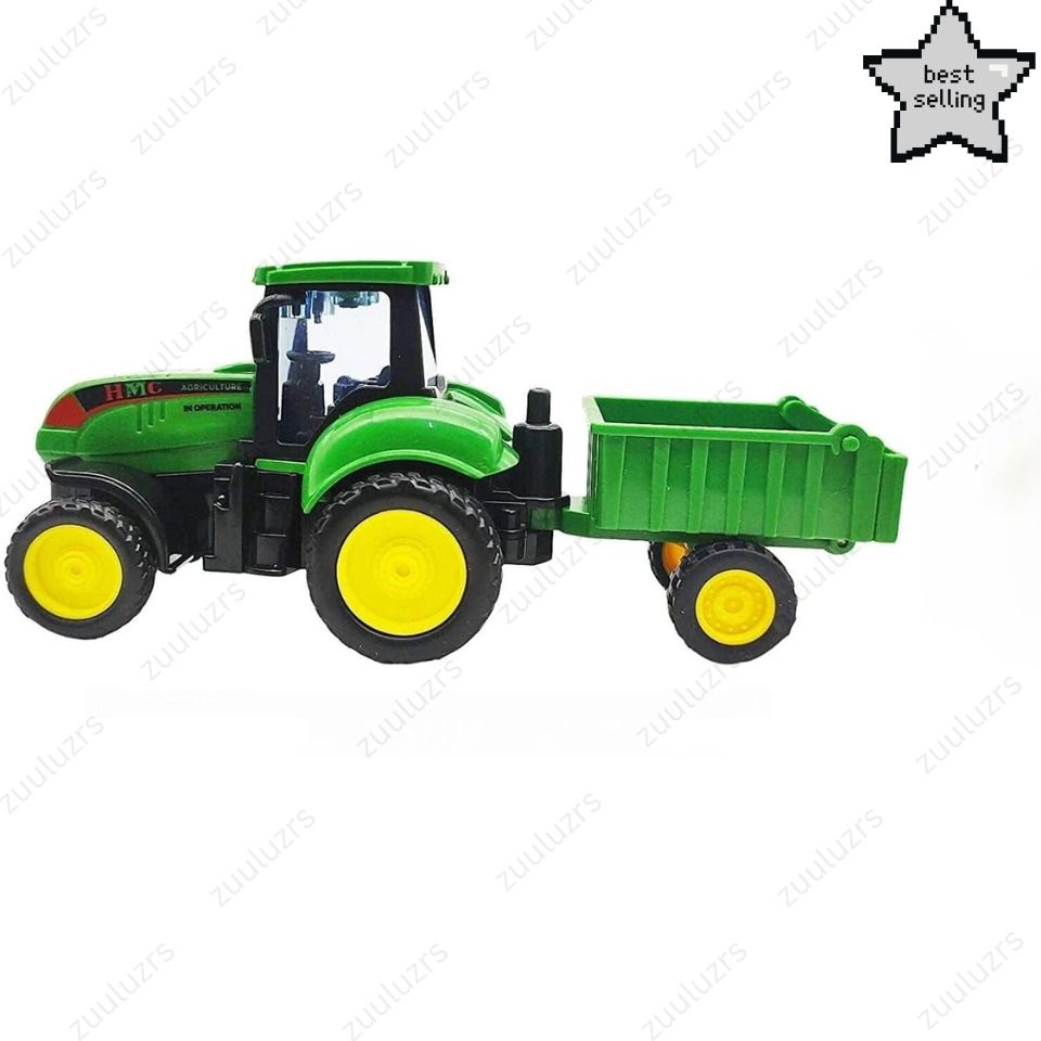 Ultimate Farm Tractor & Trailer Toy Set Creative Agricultural Play-image-3