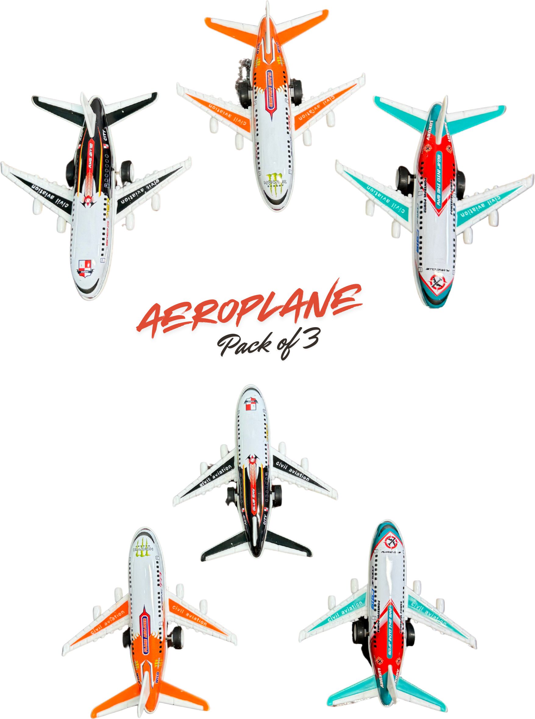 sai samrudh enterprises Aeroplane Civil Aviation Toy Set-picture-11
