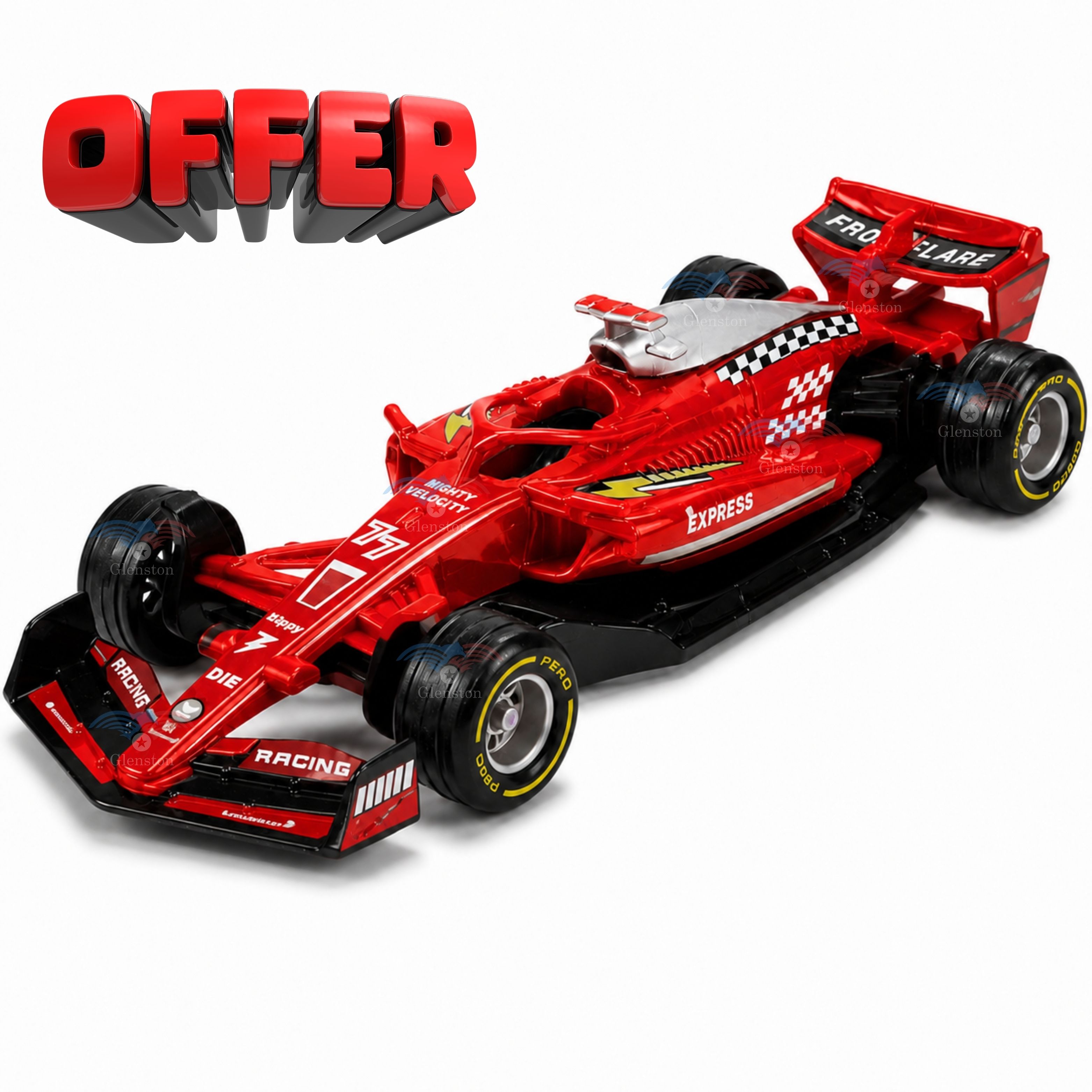 F1 Racing Car Die-Cast Metal Miniature Toy Model for Display and Car Lovers-image-47