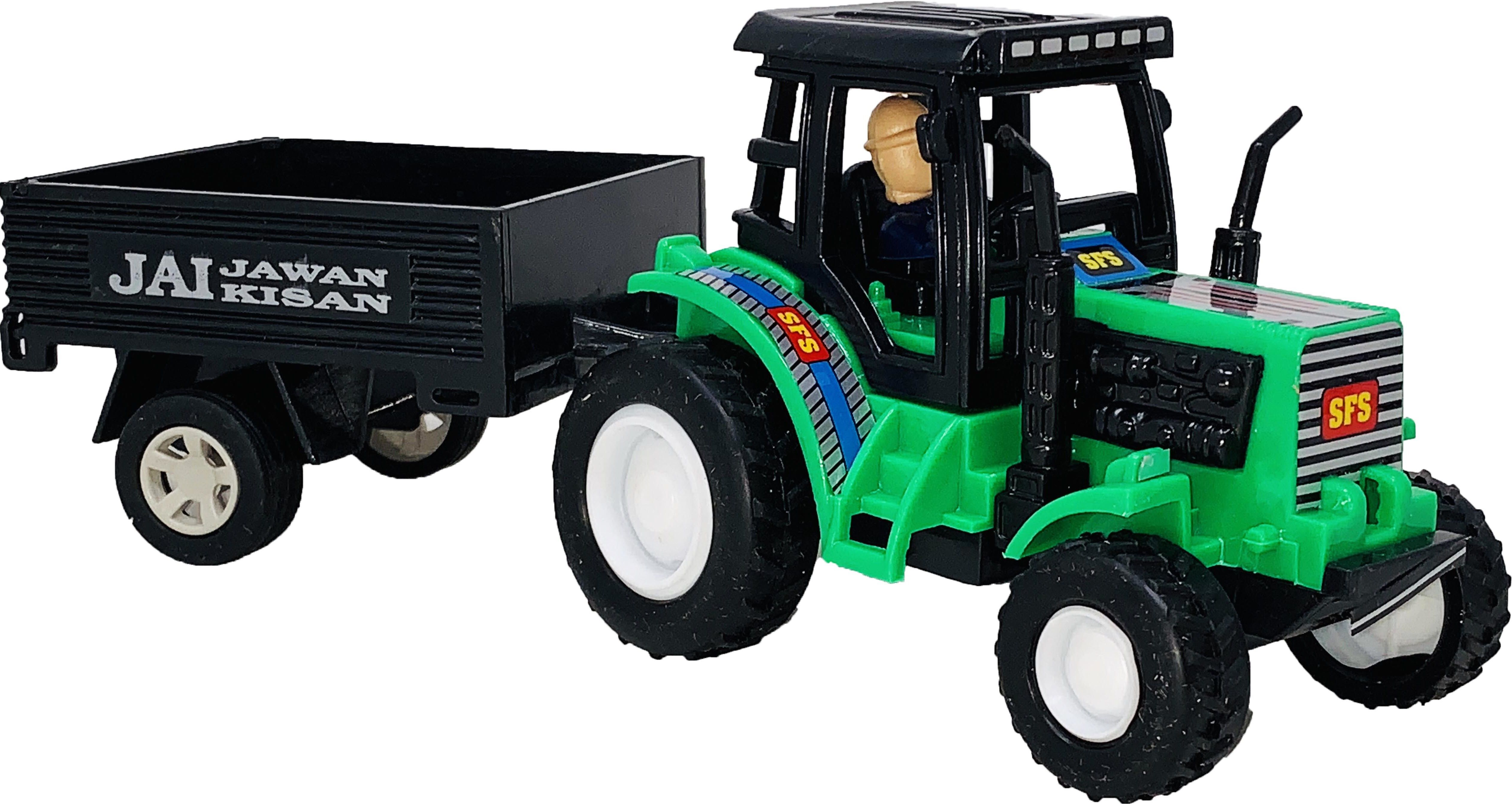 techzage FK_Shenshie - Tractor With Troly - Green Single - S-046-picture-13