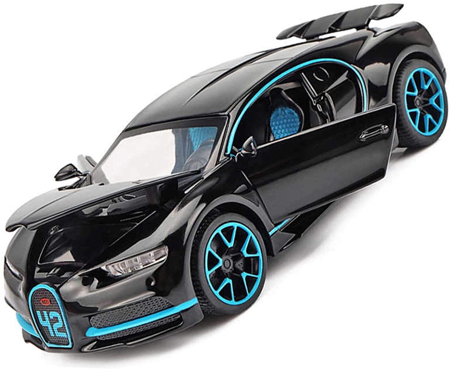 coelon 1:32 Diecast Bugatti Chiron Alloy Metal Pull Back Die-Cast Car Scale-picture-10