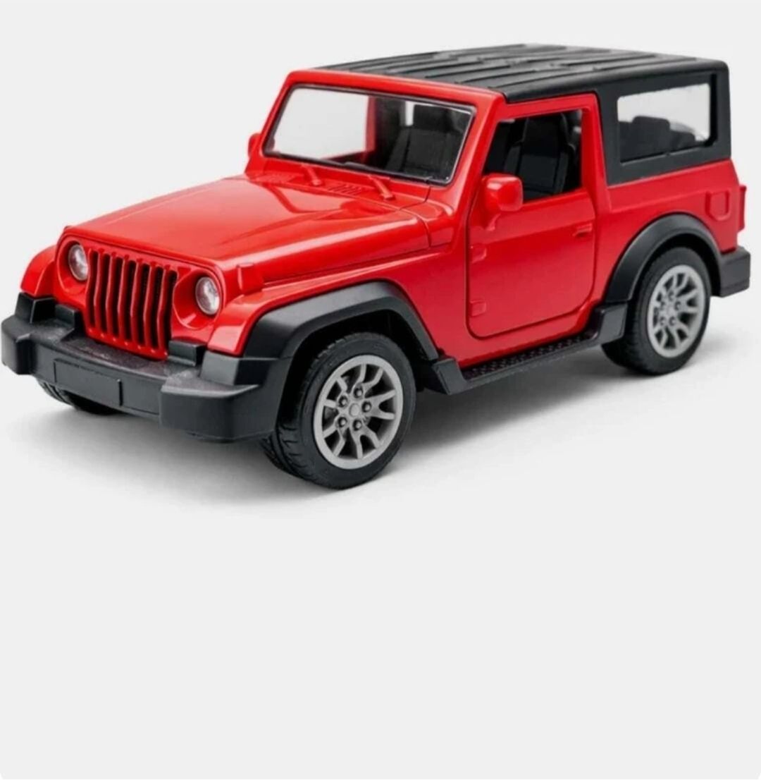 Thar Roxx 1:32 Die Cast Pull Back Toy Car with Opening Doors & Music-image-4