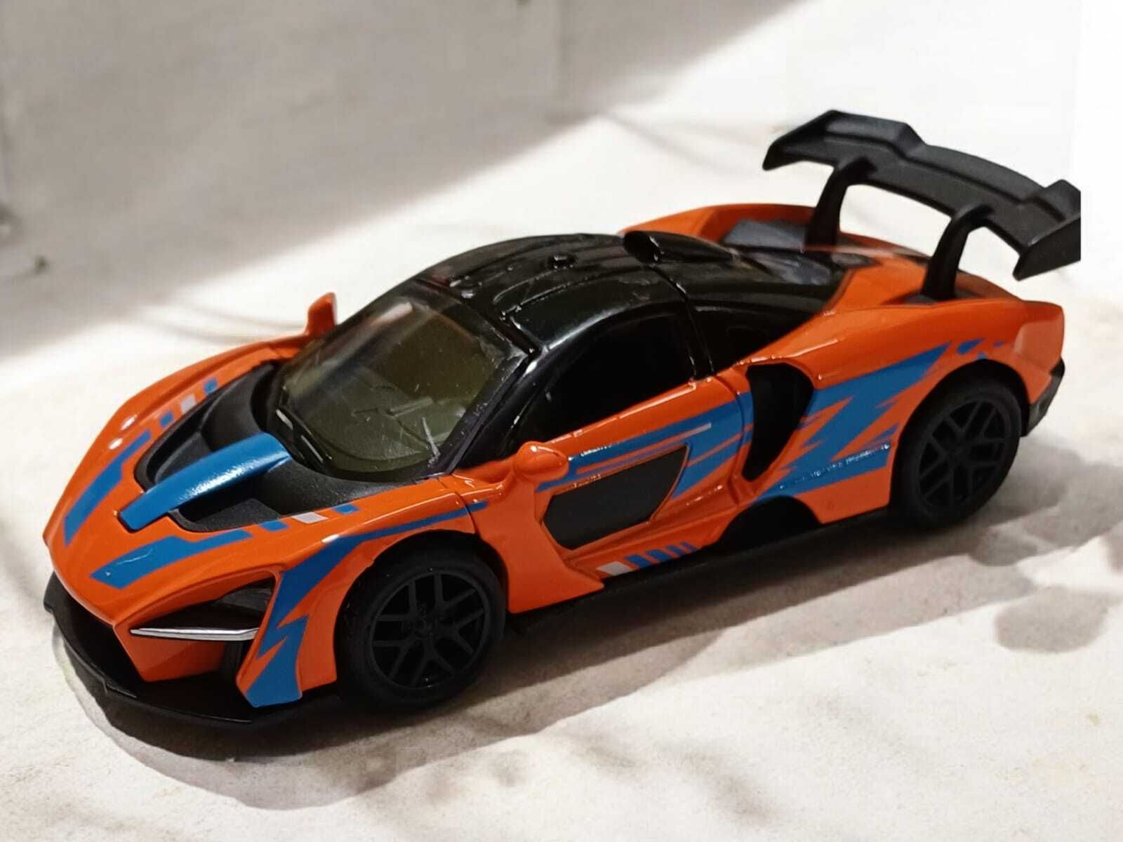 cleonix McLaren Senna Die-Cast Metal Toy Car Pullback Action Open Doors 1:32 Scale-picture-38