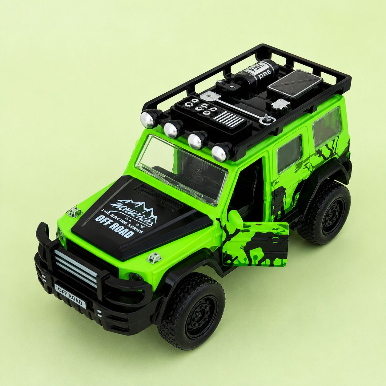 Turbo Trek Metal SUV Jeep Toy Car for Kids with Smooth Wheels-image-1