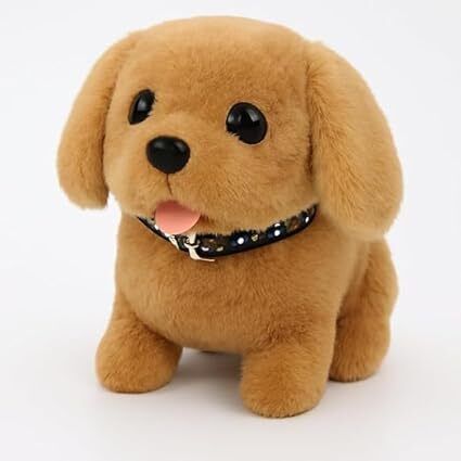 Hopping Walking Dog Toy with Sounds, Jumping Dog Wiggling Tails