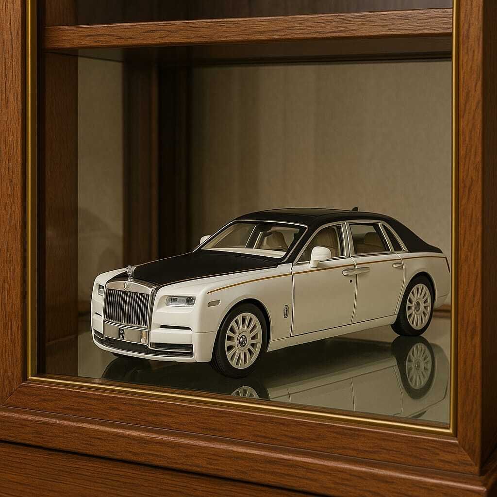 1:32 Rolls-Royce Phantom Die Cast Metal Car Toys With Light And Music For Kids-image-12