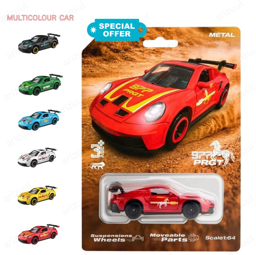 arizuul Porsche GT3 RS Alloy Premium 1:64 Model Car Toy-picture-24