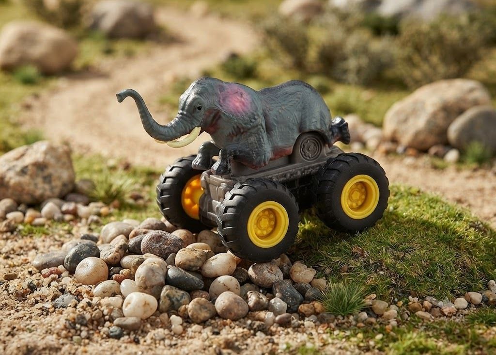 Elephant Monster Truck Toy Vehicle-image-49