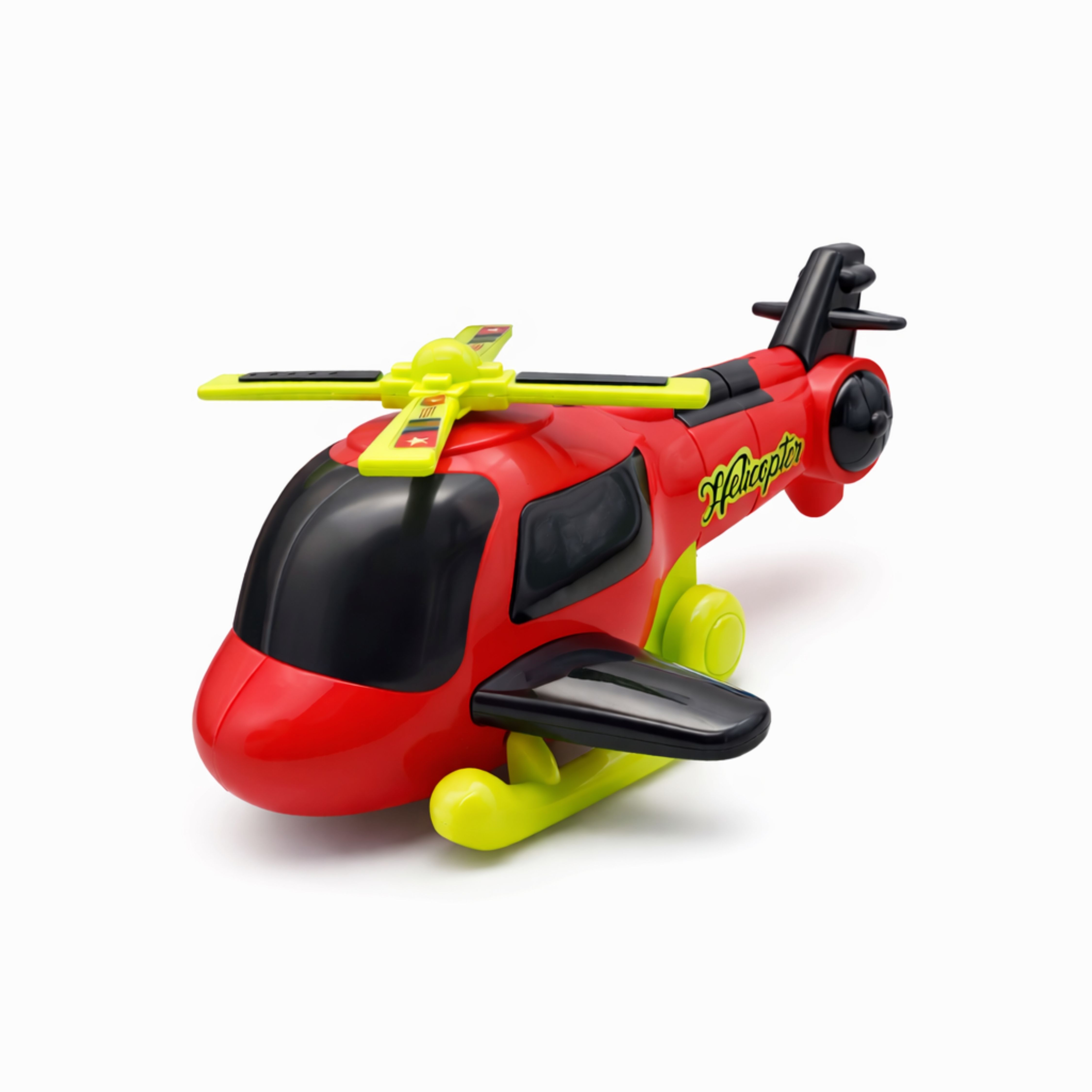 sambaby Red Fighter Helicopter Toy with LED Flashing Lights & Realistic Sound Effects-picture-21