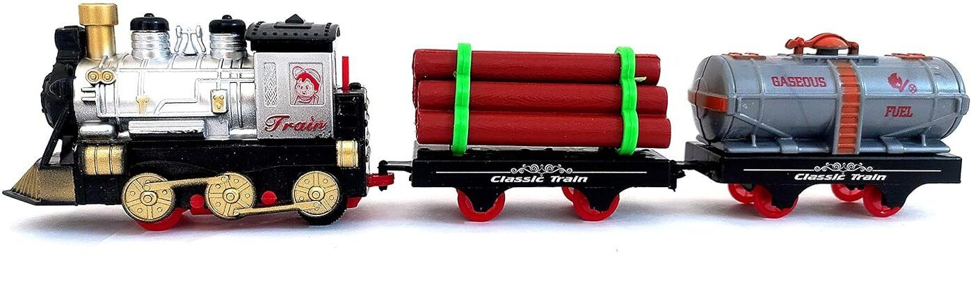 Battery Operated high Speed Classic Train Play Set Toy for Kids (with Track)-image-42